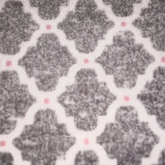 Nautica super soft long sleeve 3/4 button down grey/white patterned pajama set - Picture 2 of 8